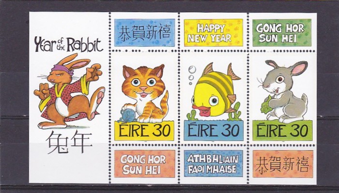 Zodiac chinezesc an iepure ,fauna ,Irlanda.