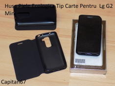 Husa Piele Ecologica Tip Carte Pentru Lg G2 Mini foto