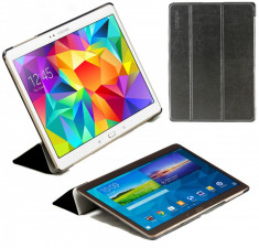 Husa ultraslim ptr. Samsung Galaxy Tab S 10.5&amp;quot; T800/T805 *BLACK*+Folie+Stylus foto