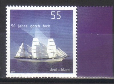 GERMANIA 2008, Corabii, serie neuzata, MNH foto