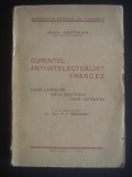 JEAN ABERMAN - CURENTUL ANTIINTELECTUALIST FRANCEZ {1939}