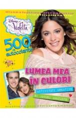 Disney Violetta. Lumea Mea In Culori (500 De Autocolante) foto