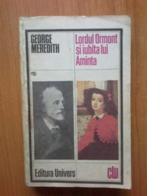 n2 Lordul Ormont si iubita lui Aminta - George Meredith foto