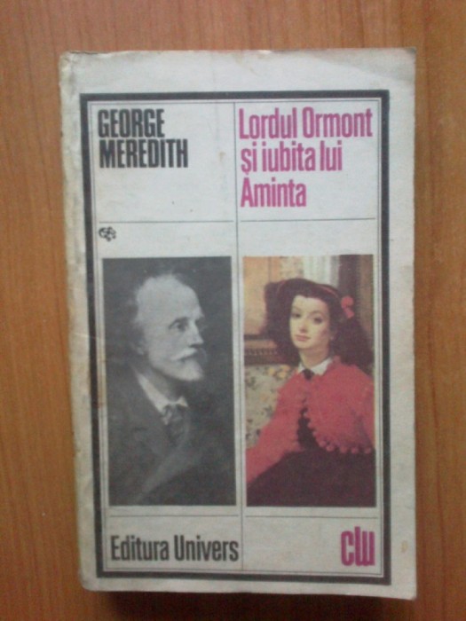 n2 Lordul Ormont si iubita lui Aminta - George Meredith