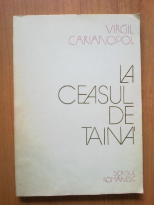n6 Virgil Carianopol - La ceasul de taina foto