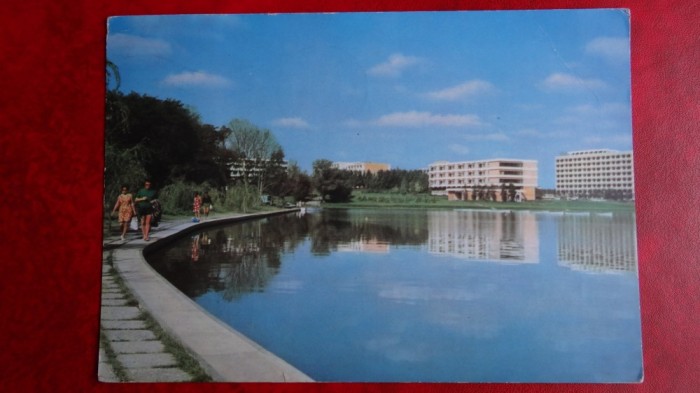 Vedere/Carte postala - Pozat fata-verso- Faleza Neptun