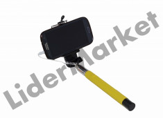 Selfie Stick ? Telescopic cu Fir pentru fotografii de tip selfie foto