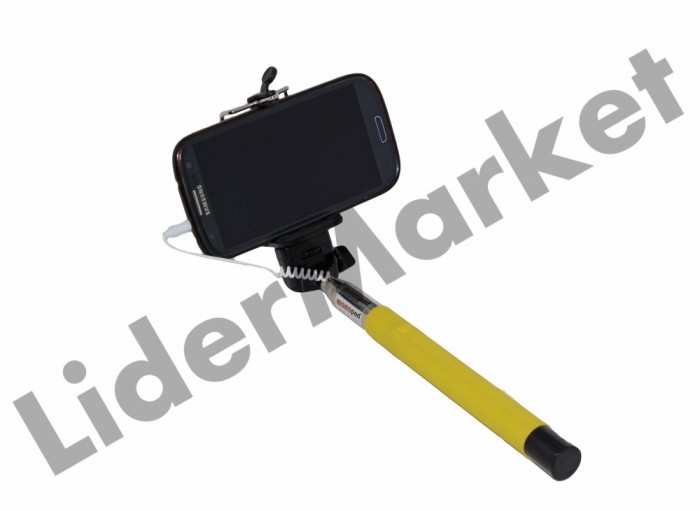 Selfie Stick – Telescopic cu Fir pentru fotografii de tip selfie foto mare Selfie Stick – Telescopic cu Fir pentru fotografii de tip selfie foto mare