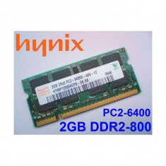 MEMORIE LAPTOP Hynix 2GB DDR2 PC2-6400 800MHZ(nou) foto