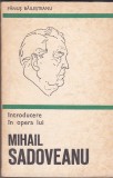 Fanus Bailesteanu - Introducere in opera lui Mihail Sadoveanu