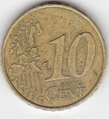 10 euro cent RF 2001 foto