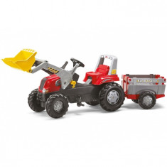 Tractor Cu Pedale Si Remorca Copii ROLLY TOYS 811397 foto