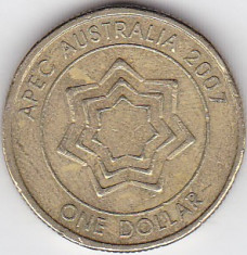 1 dolar Australia 2007 foto
