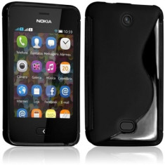 Husa Nokia Asha 501 TPU S-LINE Black foto