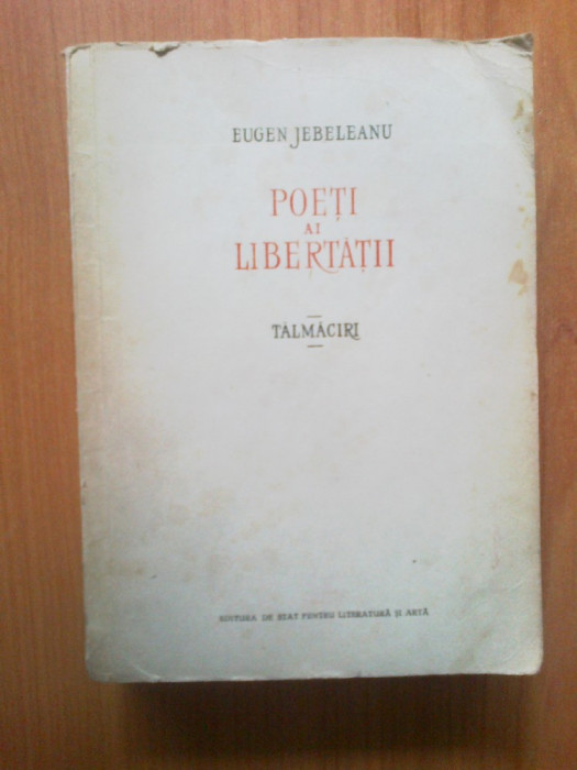e3 Poeti ai libertatii - talmaciri - Eugen Jebeleanu