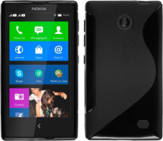 Husa Nokia X TPU S-LINE Black foto