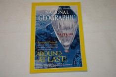 National Geographic - september 1999 - Bertrand Piccard - Around at last ! foto