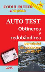 Carte redobandire permis auto-2015 foto