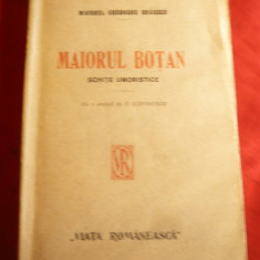 Maior Ghe.Braescu - Maiorul Botan -Schite Umoristice -Prima Ed. 1921