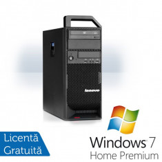 Statie de lucru Lenovo ThinkStation S20, Intel Xeon Quad Core W3550 3.06 Ghz, 12Gb DDR3, 500Gb HDD, DVD-RW + Win 7 Home Premium foto