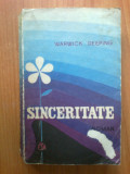 N7 SINCERITATE - Warwick Deeping, 1974