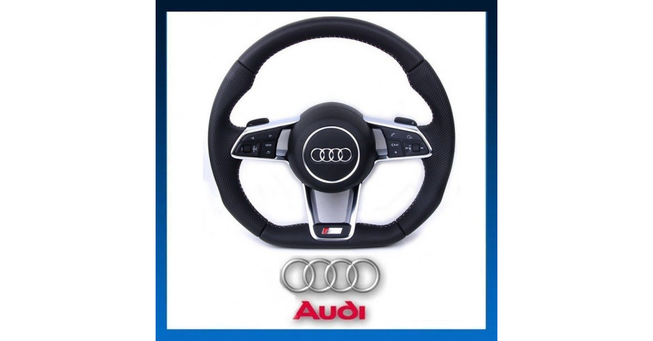 Volan Audi S-line Sport A3, A4, A5, A6, TT - cu airbag si cablaj - DSG | arhiva Okazii.ro