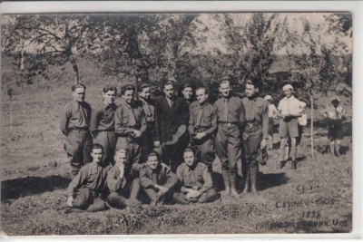 ARAD , CHISINAU-CRIS , CLASA VIa 1938 ,PROFESOR V. TARCOVNICU foto