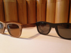 Ochelari de soare din lemn ( Bambus) - Bamboo Sunglasses (HandMade) foto