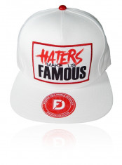 Sapca Snapback &amp;quot;Haters White&amp;quot; &amp;quot;Fashion Caps Romania&amp;quot; NEW COLLECTION!!! foto