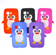 Husa Pinguin Samsung Galaxy Young 2 G130 diverse culori foto
