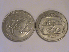 Mokazie! 200 Escudos Portugalia 1991 foto