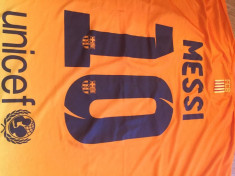 Tricou de fotbal Messi Barcelona marimea XL Super Pret foto