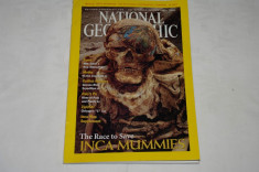 National Geographic - may 2002 - The race to save Inca mummies foto