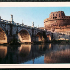 CARTE POSTALA ITALIA ROMA CASTELUL SF ST ANGELO SI PODUL **