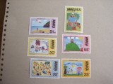 Noua Zeelanda 1990 Craciun picturi de copii MI 746-751 MNH