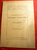 Adunarea Soc.Silvica 1936-Ing. I.Demetrescu -Capitalul in Ec. Forestiera