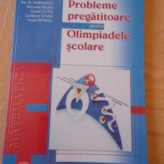 PROBLEME PREGATITOARE PENTRU OLIMPIADELE SCOLARE CLASELE IX -XII .