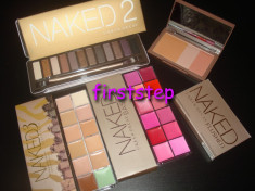 Trusa machiaj set complet NAKED 2 3 Urban Decay paleta ruj concealer blush pudra foto