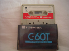 Vand caseta audio Toshiba C-60 T,originala,raritate! foto
