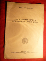 M.I.Kogalniceanu -Stiri noi despre viata si activitatea lui Ludovic Steege -1941 foto