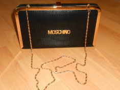 GEANTA(CLUTCH)MOSCHINO IMPORT FRANTA,NEW COLLECTION foto