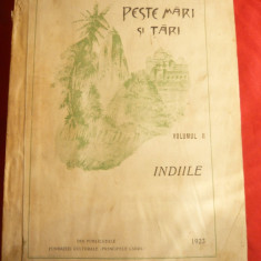 N.M.Condiescu - Peste Mari si Tari -vol.II-Indiile- I Ed.1923 -ilustratii ,Carol