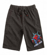 Pantaloni scurti baieti 4-10 ani - Spiderman - gri inchis foto