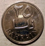 A.033 BAHRAIN 25 FILS 1965 PROOF 12000ex.