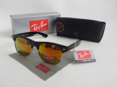 Ochelari de Soare UV400 RAY BAN CLUBMASTER RB8086 Toc+Laveta+Cutie Cadou OSR-95 foto