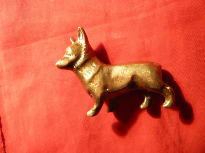 Miniatura bronz - Catelus , L= 6 cm