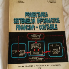 Proiectarea sistemelor informatice financiar-contabile - I. Rosca, N. Davidescu