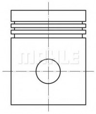 Piston FORD ESCORT Mk II 2.0 RS - MAHLE ORIGINAL 014 21 01 foto