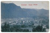 3332 - BRASOV, Panorama - old postcard - used - 1910, Circulata, Printata