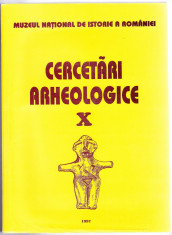 CERCETARI ARHEOLOGICE vol. X.1997 Muzeul National de Istorie a Romaniei foto